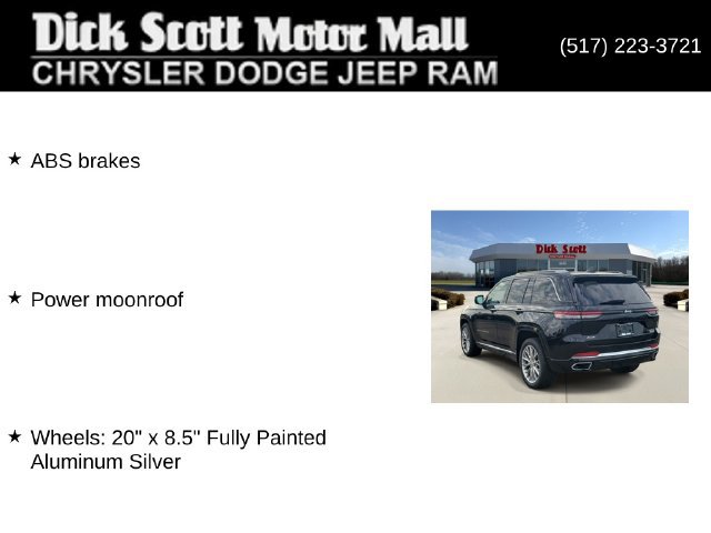 Certified 2023 Jeep Grand Cherokee Summit AWD/4WD image 27