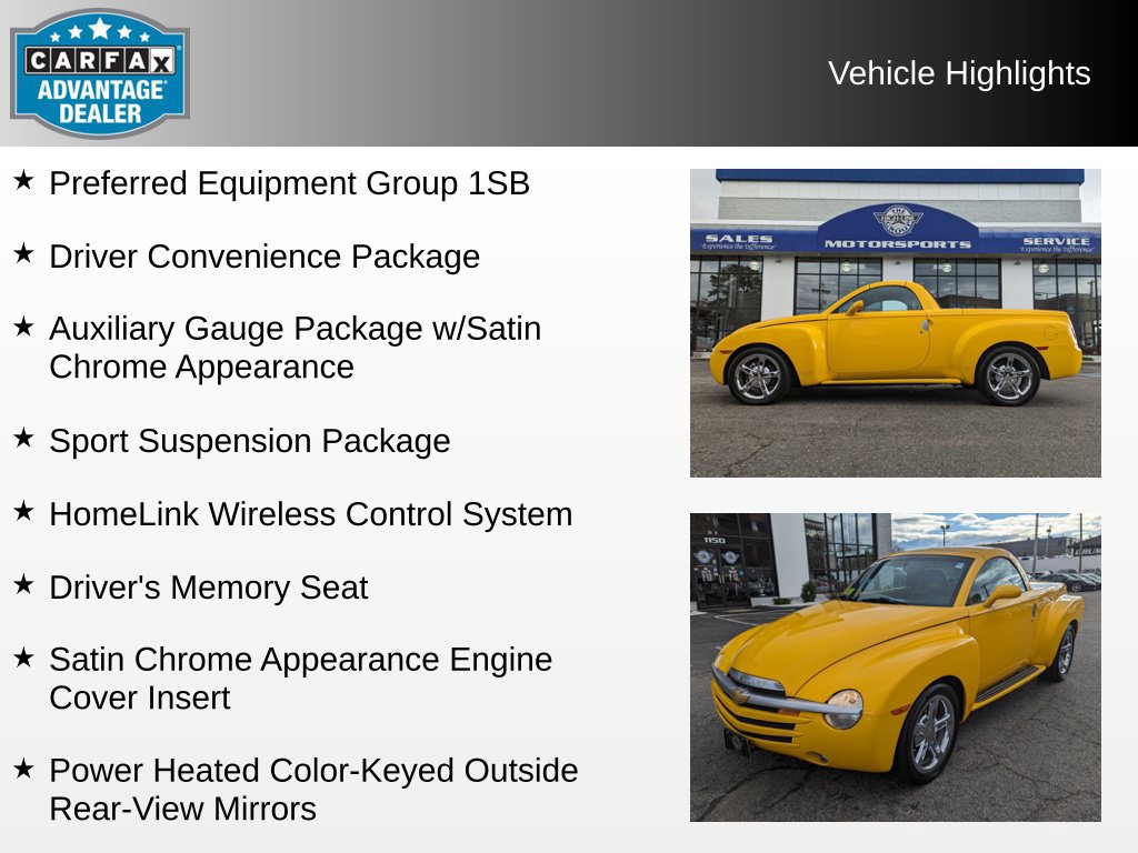 Used 2004 Chevrolet SSR w/ Preferred Equipment Group RWD image 4