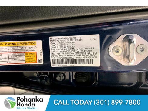 New 2025 Honda Accord Hybrid Touring image 21