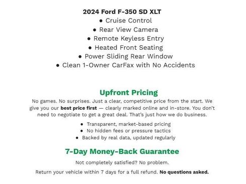 Used 2024 Ford F350 XLT w/ Black Appearance Package AWD/4WD image 1