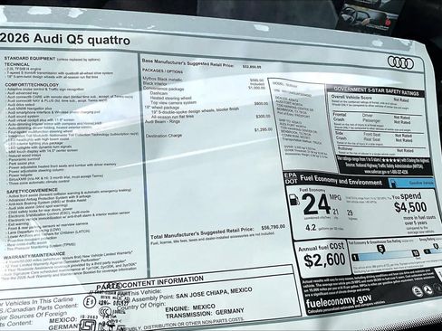 New 2026 Audi Q5 Premium AWD/4WD image 19