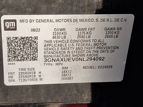 Certified 2022 Chevrolet Equinox LT image 27