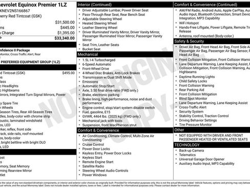 Certified 2022 Chevrolet Equinox Premier FWD image 43
