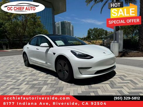 Used 2022 Tesla Model 3 Long Range AWD/4WD image 1