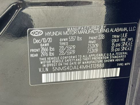 Used 2021 Hyundai Santa Fe Limited AWD/4WD image 45