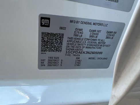 Used 2022 Chevrolet Silverado 1500 W/T w/ WT Value Package image 26