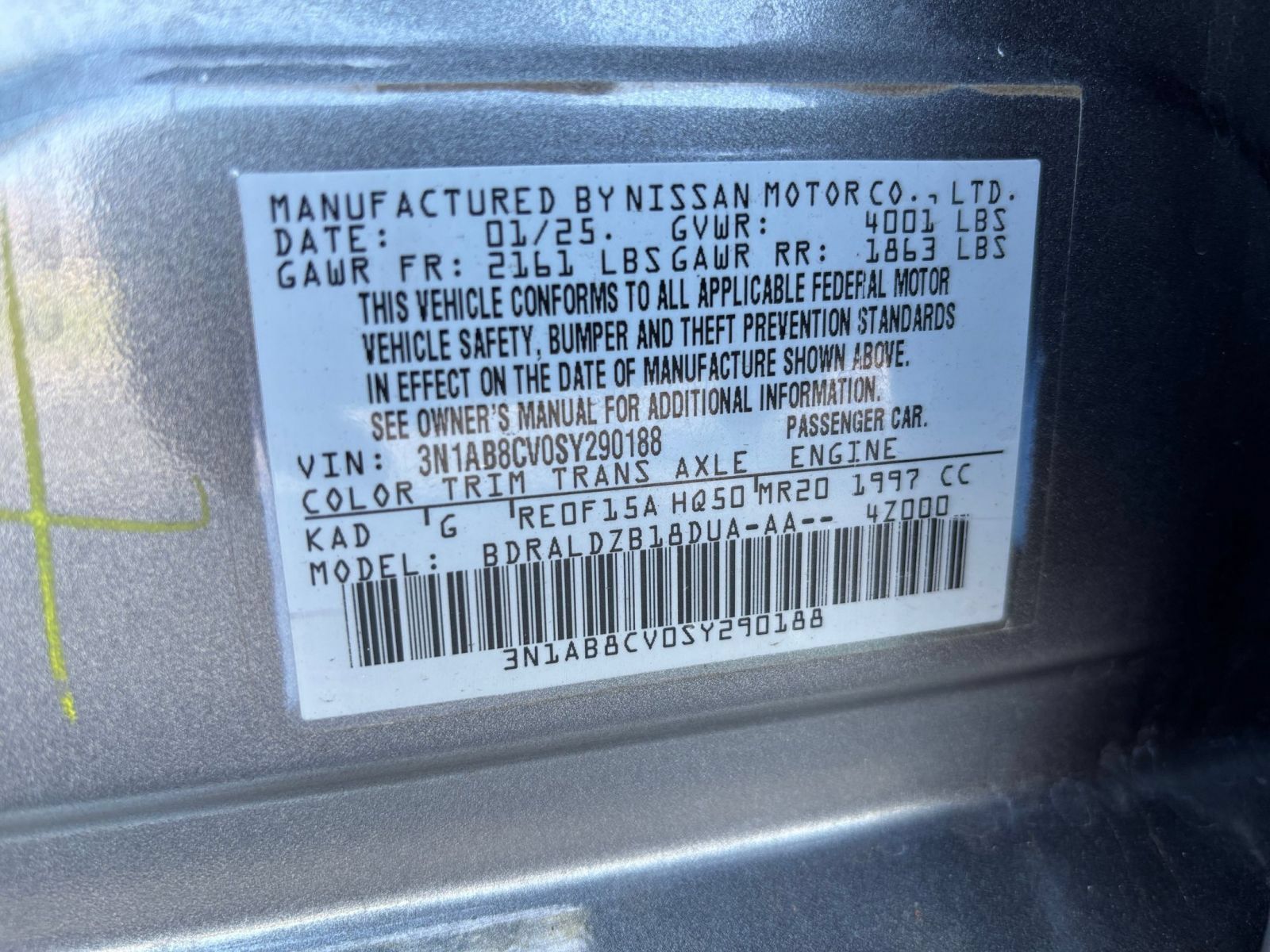 Used 2025 Nissan Sentra SV FWD image 26