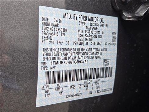 New 2026 Ford Explorer Tremor w/ Tremor Convenience Package AWD/4WD image 17