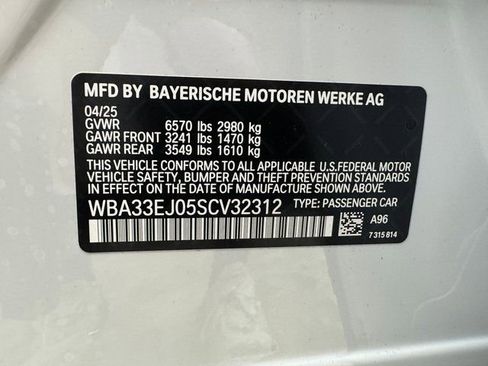 Used 2025 BMW 760i xDrive 760i xDrive w/ Luxury Rear Seating Package image 29