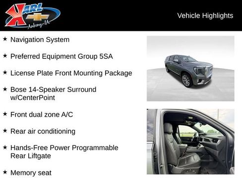 Used 2022 GMC Yukon XL Denali AWD/4WD image 2