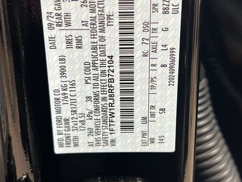Used 2024 Ford F150 Raptor w/ Equipment Group 803A Raptor R AWD/4WD image 43