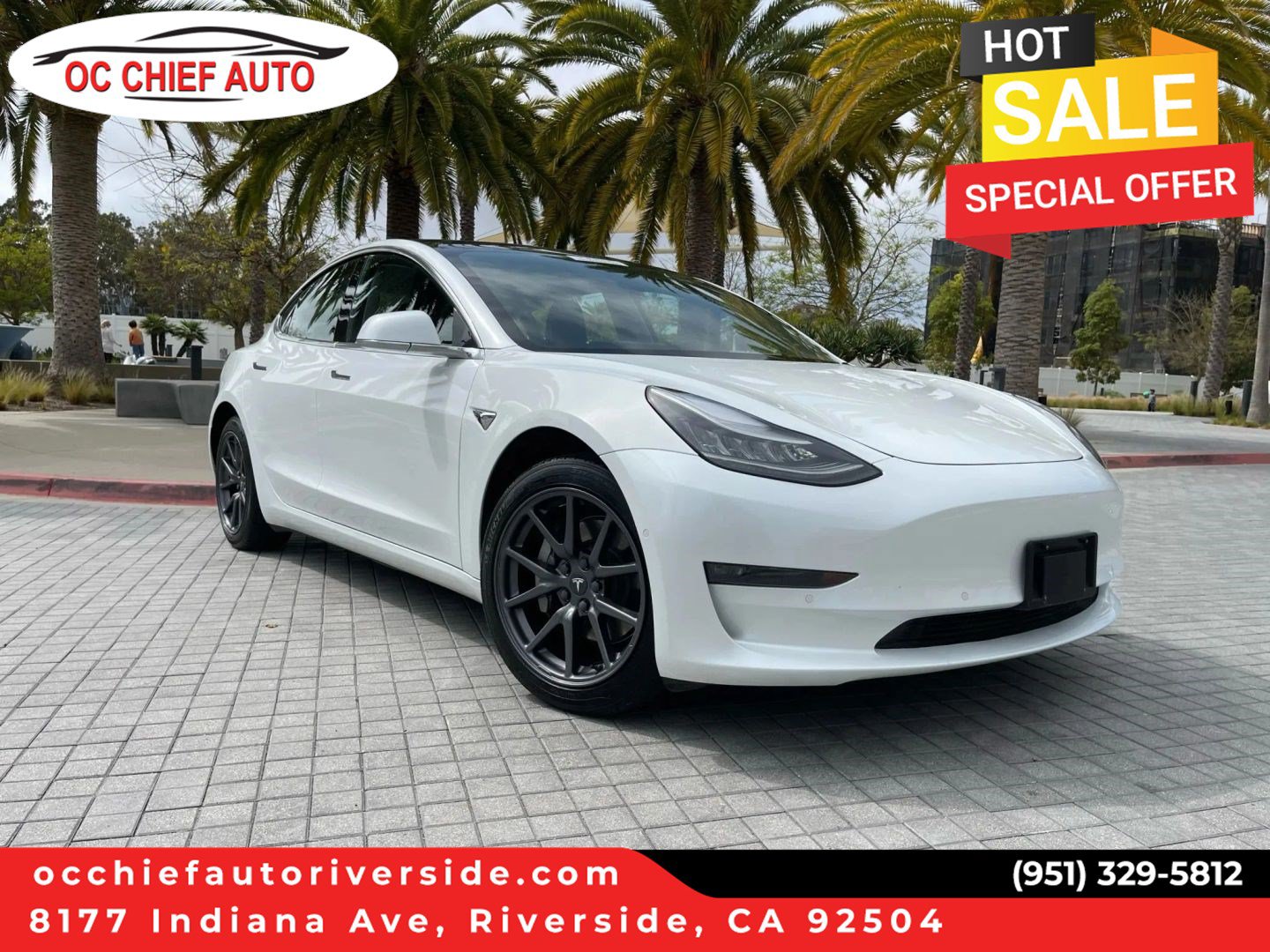 Used 2019 Tesla Model 3 Standard Range Plus RWD image 1