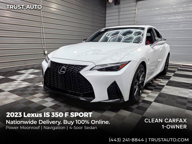 Used 2023 Lexus IS 350 F Sport w/ Memory Package RWD image 1