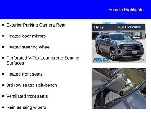 Used 2024 Volkswagen Atlas SE FWD image 9