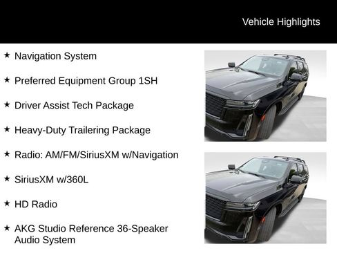 Used 2021 Cadillac Escalade Sport Platinum w/ Heavy-Duty Trailer Package AWD/4WD image 7