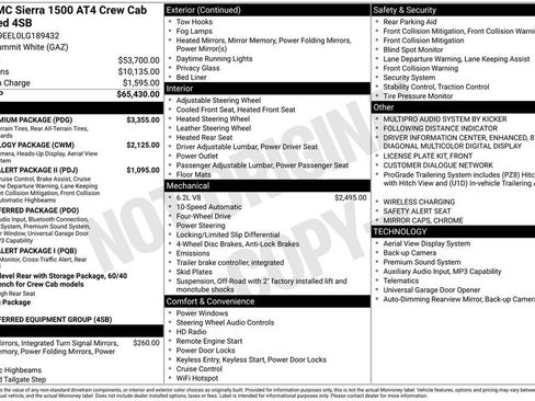 Used 2020 GMC Sierra 1500 AT4 w/ AT4 Premium Package AWD/4WD image 35