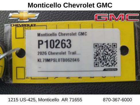 Used 2026 Chevrolet TrailBlazer LT FWD image 1
