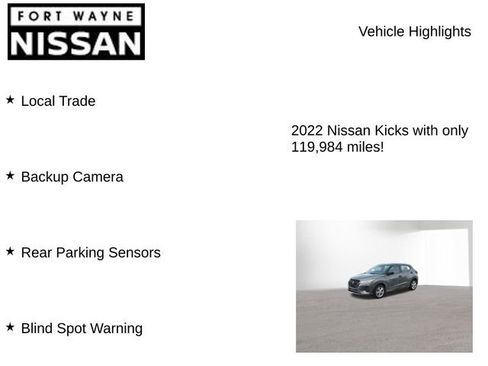 Used 2022 Nissan Kicks S image 8