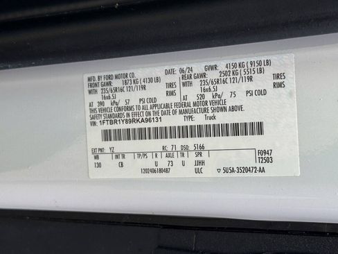 Used 2024 Ford Transit 250 Low Roof w/ Exterior Upgrade Package RWD image 19