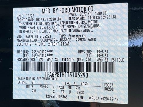 New 2026 Ford Mustang Coupe image 64