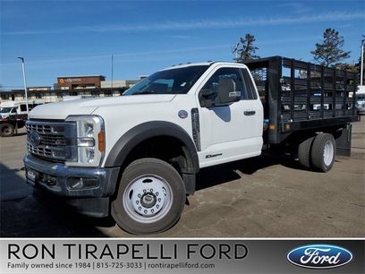 New 2024 Ford F550 4x4 Regular Cab Super Duty w/ Snow Plow Prep Package
