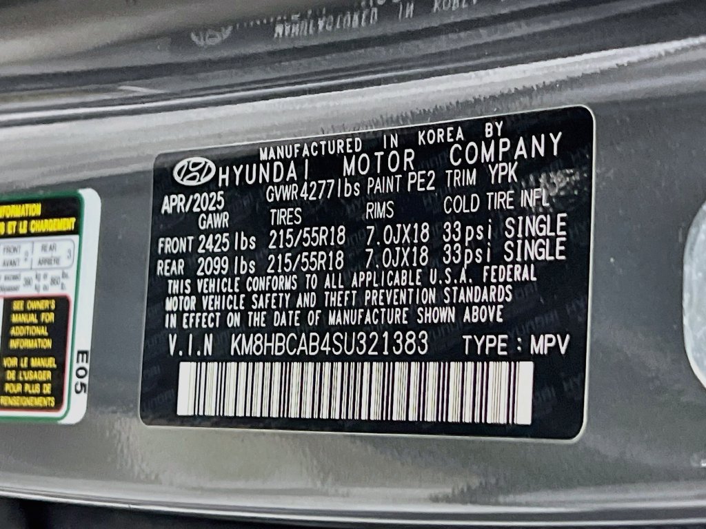 Certified 2025 Hyundai Kona SEL AWD/4WD image 26
