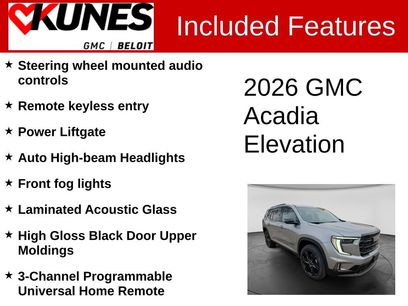 New 2026 GMC Acadia Elevation w/ Black Edition