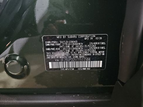 New 2026 Subaru Outback Limited AWD/4WD image 37
