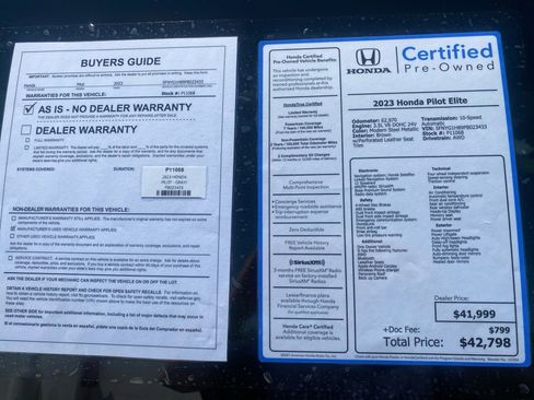 Certified 2023 Honda Pilot Elite image 37