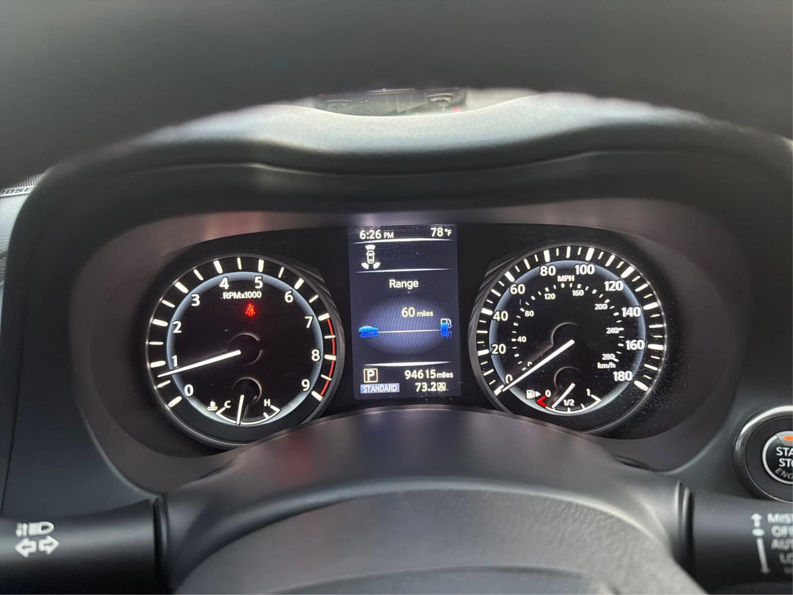 Used 2018 INFINITI Q50 Red Sport 400 w/ Sensory Package (Sport) RWD image 16