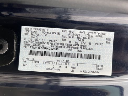 Used 2024 Ford F150 XL w/ Equipment Group 103A High image 12