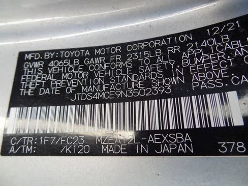 Used 2022 Toyota Corolla SE FWD image 38