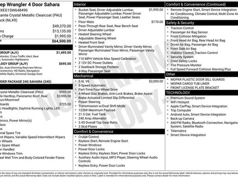 New 2025 Jeep Wrangler Unlimited Sahara w/ Safety Group AWD/4WD image 6