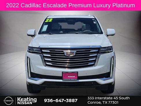 Used 2022 Cadillac Escalade Premium Luxury Platinum AWD/4WD image 2