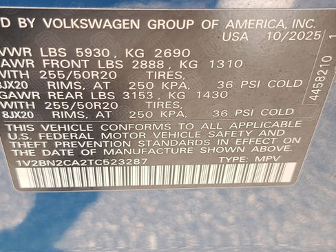 Used 2026 Volkswagen Atlas SEL AWD/4WD image 37