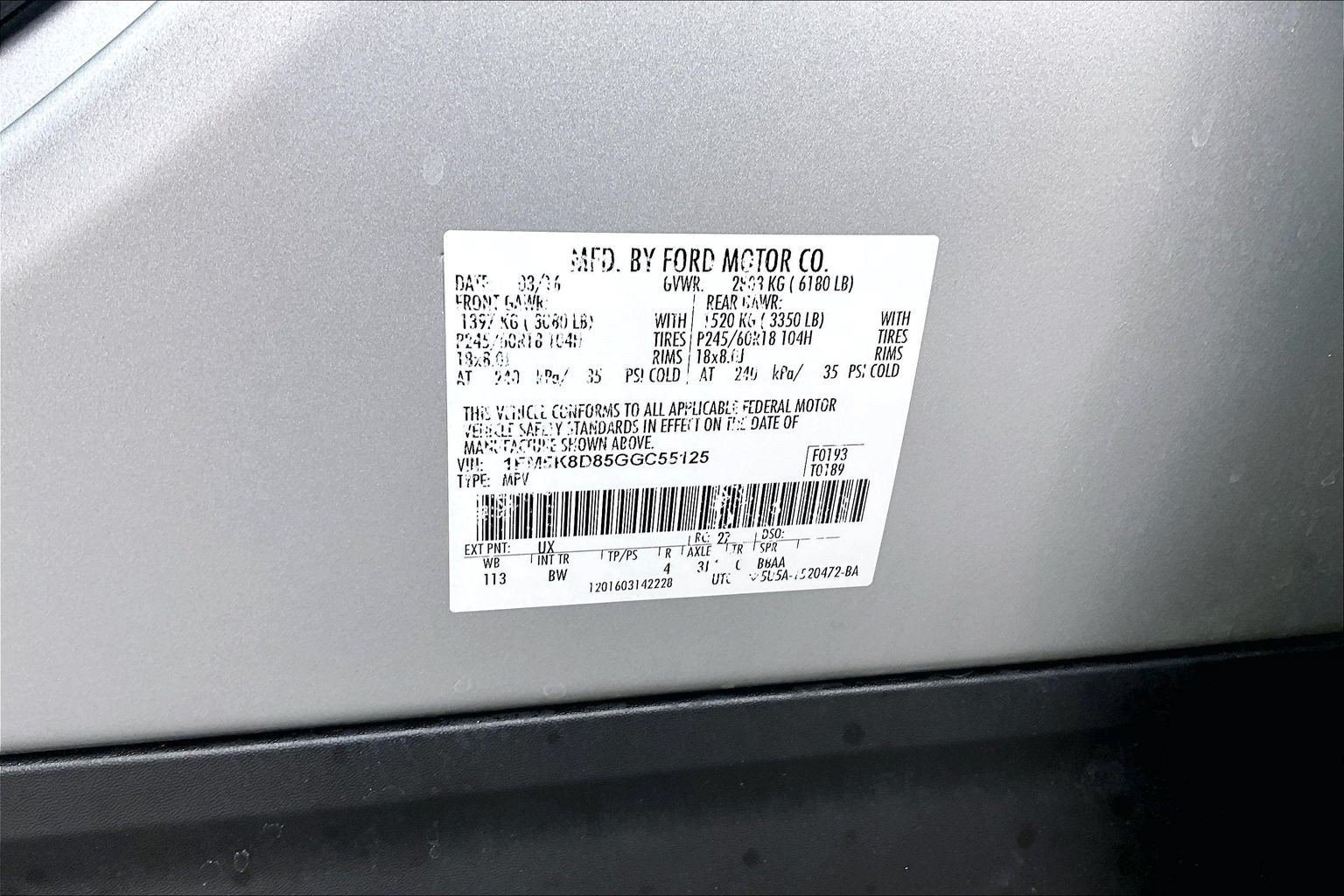 Used 2016 Ford Explorer XLT w/ Equipment Group 202A AWD/4WD image 19