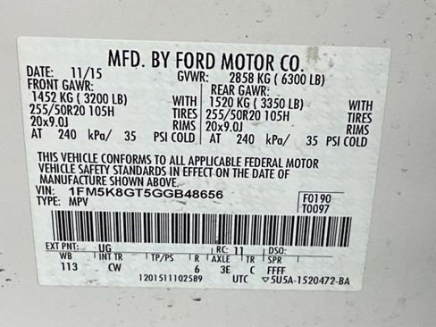 Used 2016 Ford Explorer Sport w/ Equipment Group 401A image 20