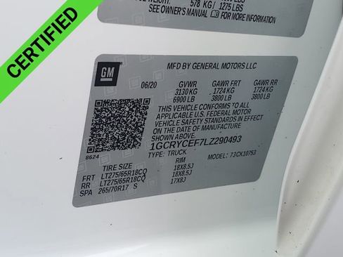 Used 2020 Chevrolet Silverado 1500 Custom Trail Boss w/ Custom Convenience Package image 32