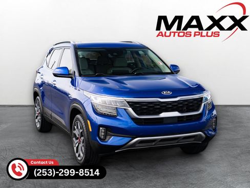 Used 2021 Kia Seltos SX w/ SX Sunroof Package AWD/4WD image 1