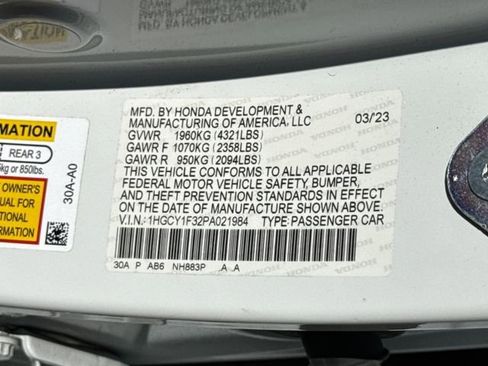 Used 2023 Honda Accord EX image 30
