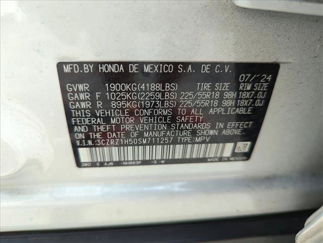 Certified 2025 Honda HR-V Sport image 14