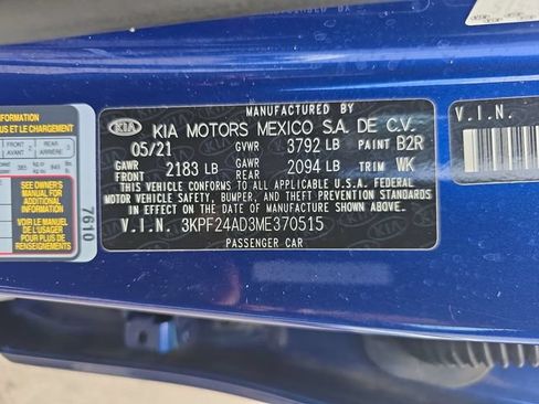 Used 2021 Kia Forte LXS FWD image 21