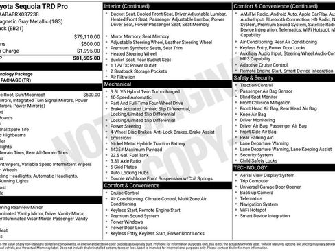 Used 2024 Toyota Sequoia TRD Pro AWD/4WD image 39