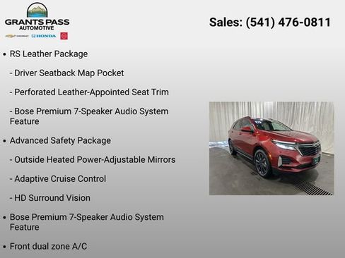 Used 2023 Chevrolet Equinox RS w/ RS Leather Package AWD/4WD image 6
