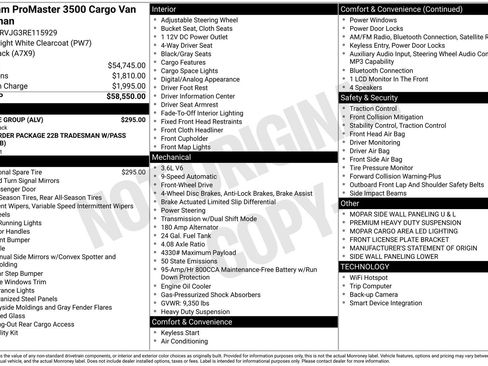Used 2024 RAM ProMaster 3500 w/ Storage Group FWD image 31