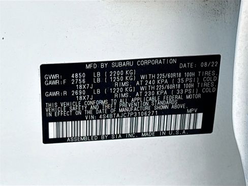 Used 2023 Subaru Outback Onyx Edition image 30