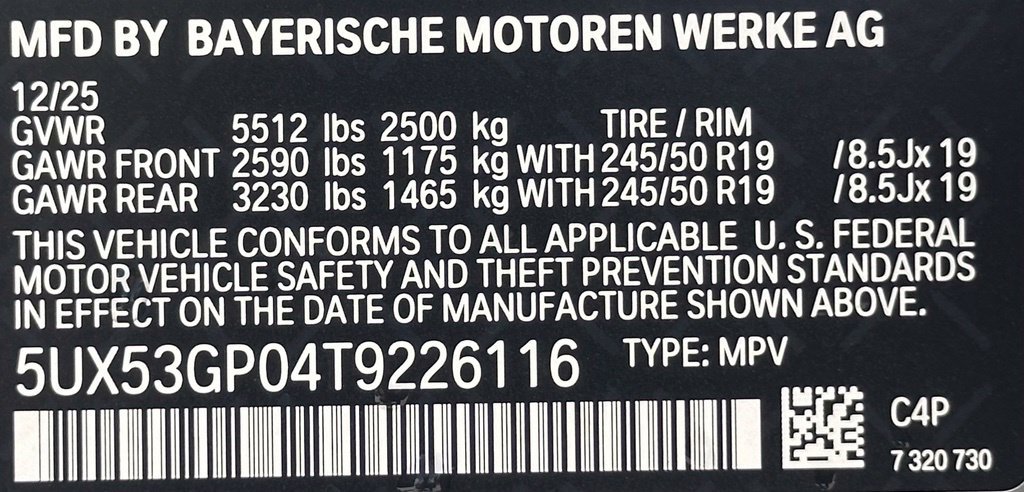 Used 2026 BMW X3 xDrive30i w/ M Sport Package AWD/4WD image 45