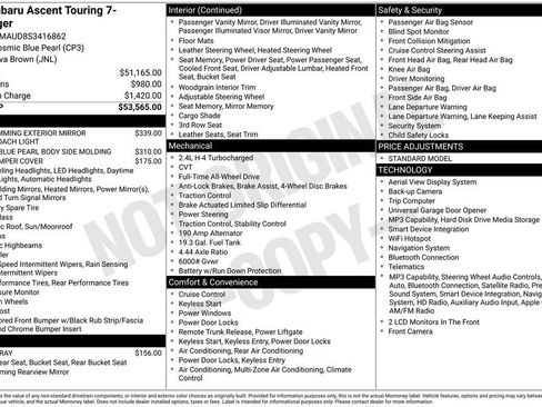 Used 2025 Subaru Ascent Touring AWD/4WD image 6