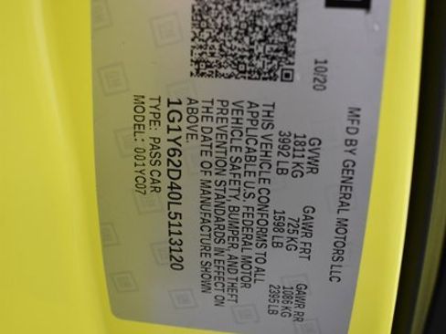 Used 2020 Chevrolet Corvette Stingray Coupe image 58