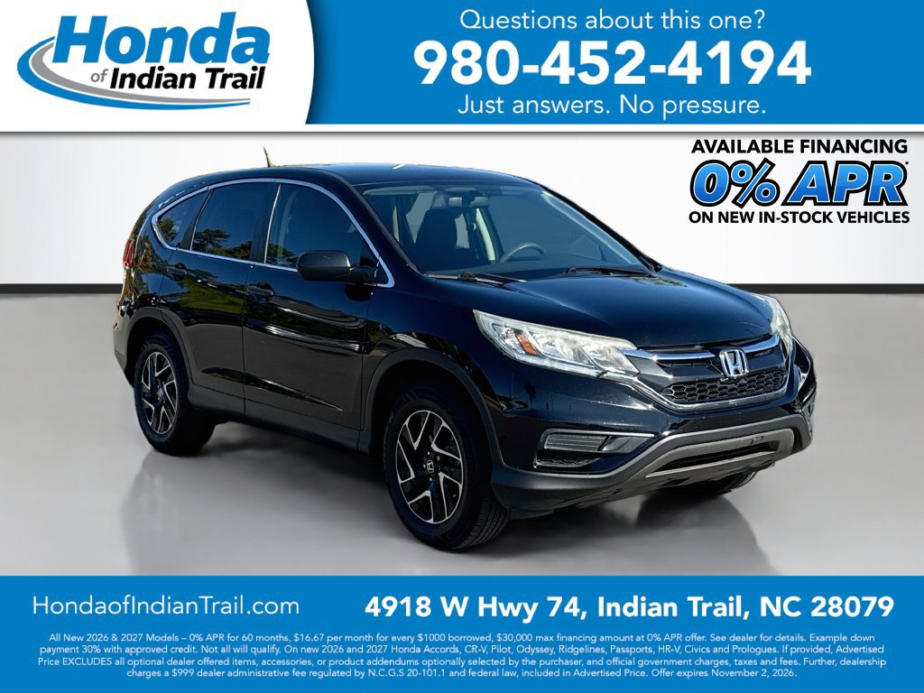 Used 2016 Honda CR-V SE 360° Tour